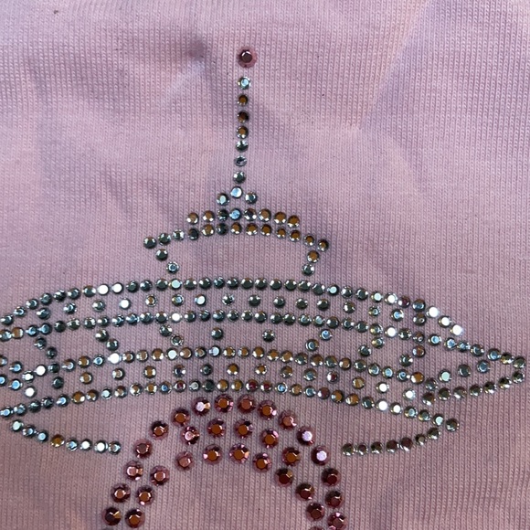 Becky’s glamour Resetved pink space needle M NWT - Picture 3 of 11